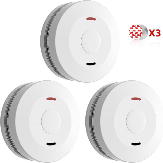YEEFON Smoke Detector SD-432 3 Pack